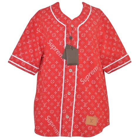 louis vuitton supreme baseball jersey|supreme and Louis Vuitton jumper.